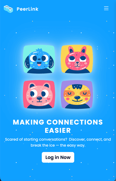 PeerLink - Icebreaker Social Web App
